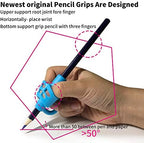 KOABBIT - Pencil Grips/Holder for Kids Handwriting, Toddlers/Preschool 2-4 Year learning to Write, Writing aid Grip for Children's Training Pencils, 3 PACK