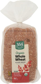 365 by Whole Foods Market Organic Whole Wheat Bread, 20 OZ