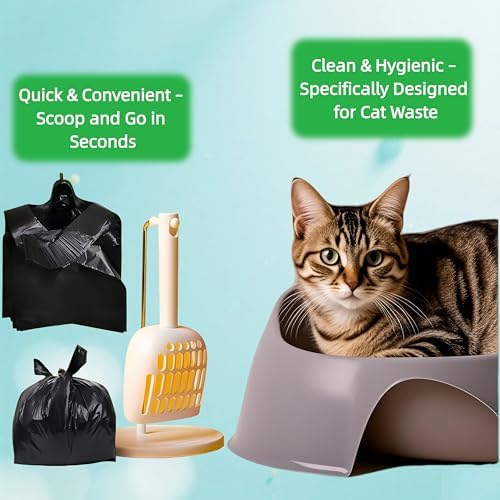 100 Count Black Small T-Shirt Trash Bags with Handles,Perfect for Dogs&Cats Poop Bags,Car Trash Bags (100)