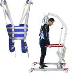 Hoist for Lifting Elderly, Full Body Sling Patient Lift, Bathroom Transfer Hammock, Walking Standing Aids for Elderly, Handicapped, Heavy Duty Transfer Belts Large