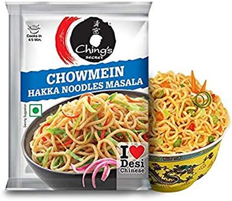 Chings Secret Chowmein Hakka Noodles Masala (Pack Of 10) Indian Snacks
