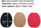 Unikstep 5 Pairs Shoe Sole Anti Slip Grips, Non Skid Self Adhesive Rubber Pads, Shoe Bottom and Heel Noise Reduction Stickers and Protectors (Khaki)