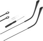 Universal Metal Eyeglasses Replacement Temples 1 Pair Lightweight Alloy Glasses Arms Legs with Screws for Sunglasses and Optical Frame Repair