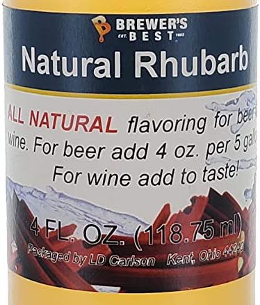 Natural Rhubarb Flavoring Extract - 4 oz.