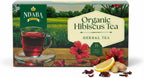 Organic Herbal Tea Bags, 35 count - Mix of Dried Hibiscus, Lemon, Ginger and Cloves herbal Tea Bags - Sugar Free - Caffeine Free - USDA Certified Organic Herbal Tea Mix