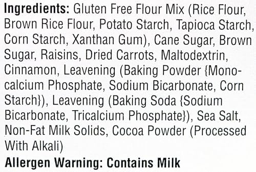 Heartland Gourmet Gluten Free Carrot Cake Mix - Soft and Moist - Certified Gluten Free Ingredients - All Purpose - Safe for Celiac Diet - 2020 - Pack of 1