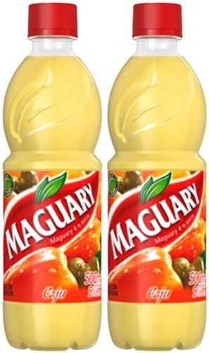 Maguary Cashew Juice Concentrate - 16.9 FL.Oz | Suco Concentrado Maguary Sabor Caju - 500ml - (PACK OF 02) by Maguary