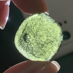 Natural Moldavite Czech Meteorite Impact Glass Rough Stone Crystal Energy Stone 1pc(5 9g)