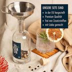 Gin Infusion Kit by Craftly | Natural Botanicals for Homemade Cocktails | Cocktail Making Kit | Birthday Gifts for Him & Her | Gifts for Men & Women | Includes Spices & Bottle