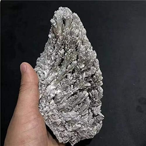 1pc Natural Silver Ore Magnesium Crystals Healing Stones Crystal Cluster Specimen