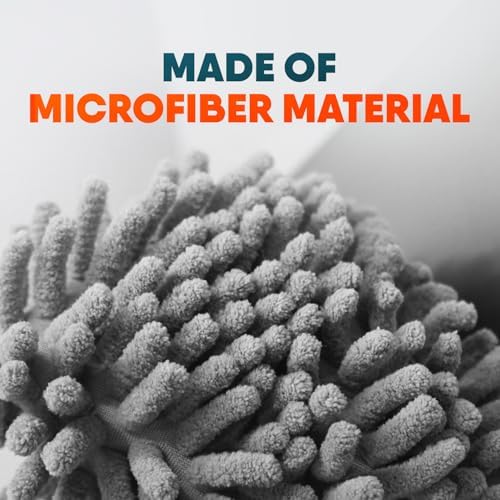 Microfiber Cleaning Slippers – Wearable Mop Shoes Worn on the Feet, Reusable Hand-Washable Non-Slip Floor Cleaning Slippers for Hardwood & Tile