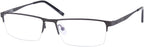 Half Rim Reading Glasses Mens Womens Readers in 4 Colours