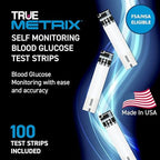 TRUE METRIX Self Monitoring Blood Glucose Test Strips, TRUE METRIX Family of Self Monitoring Blood Glucose Meters, Value Pack, 100 Count
