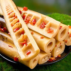 17.6OZ Fresh Hand Peeled Bamboo Shoots,Bamboo Shoots To Eat,Instant Spicy Chinese Snacks,Aged Soup with Pickled Peppers and Tender Vegetables,Spicy Strips