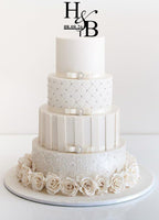 Custom Wedding Cake Topper, Personalized Monogram Initials, Anniversary Cake Decoration