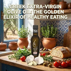 Pellas Nature, Organic Garlic Infused Greek Extra Virgin Olive Oil, Gold Award, Kosher, 8.5 oz. (250 ml), glass bottle (Garlic)