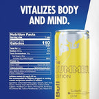 Red Bull Summer Edition Sudachi Lime Energy Drink, with 80mg Caffeine plus Taurine & B Vitamins, 8.4 Fl Oz, 6 Packs of 4 Cans (Pack of 24)