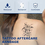 Ceeport Transparent Film Dressing 6'' x 8'', 20 Packs Waterproof Wound Bandage Adhesive Patches, Wound Cover Patches for Post Surgical Shower, IV Shield, Tattoo Aftercare Bandage