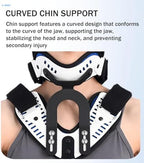 Head Neck Chest Orthosis, Adjustable Height Full Spine Immobilizer, Knob Adjustment/Removable, for Relieves Muscle Tension/Improves Back Posture