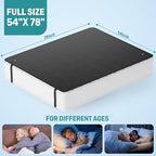 Grounding Mat for Bed, Grounding Mat Full Size, Grounding Mattress Pad for Sleeping, Stress, Enjoy Grounding Indoors,54'' × 78''