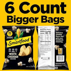 Smartfood Popcorn, White Cheddar, 1.875 Oz (Pack of 6)