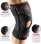 McDavid Knee Brace Support with Side Stays, Compression Knee Sleeve & Cross Straps for Patellar Tendon Support, Tendonitis, Arthritis Pain Relief, Recovery, Knee Brace for Men and Women