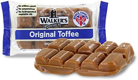 Walkers Nonsuch English Toffee - Original - 100g (4 Count)