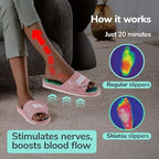 Acupressure Massage Slippers for Plantar Fasciitis & Neuropathy Relief – Reflexology Massager Sandals, Ideal Gift for Men & Women, Stress & Tension, Pain Management for Foot Health Stocking stuffers