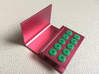 3pcs 10 Holes Dental FG Bur Burs Disinfection Autoclave Holder Block Blocks 3 Color
