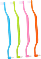 FRCOLOR 4pcs Headed Toothbrush Gum Cleaner Whitening Plaque Remover Boys and Girls