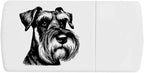 Azeeda 'Schnauzer Dog Portrait' Pill Box with Tablet Splitter (PI00039820)