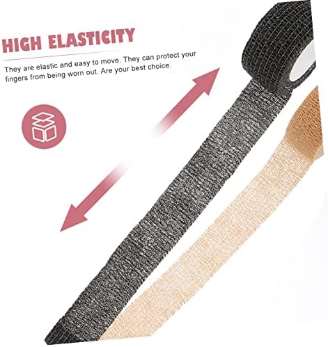 minkissy 15pcs Cohesive Non-Woven Bandages Elastic Wraps for Finger Protection Breathable Adhesive Tape for Sports and Healing for All Ages