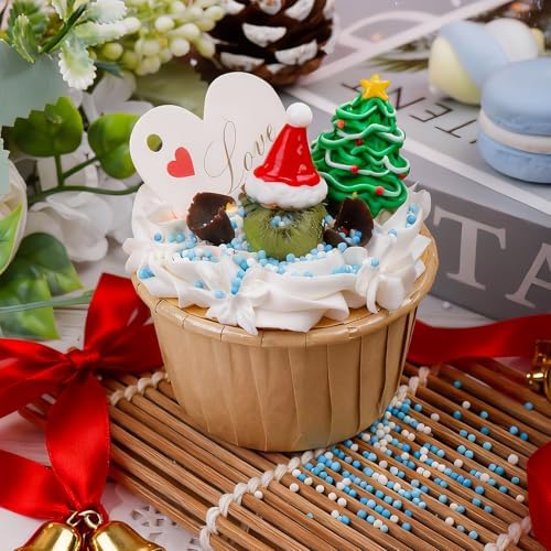 Blue and White Nonpareils Sprinkles, 2mm Edible Mini Pearl Sprinkles for Cake Decorating, Cupcake, Cookie, Ice Cream Toppers, Christmas Valentine Baby Shower Supplies, 130g/4.58oz