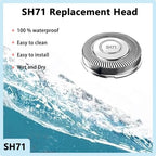 SH71 Replacement Blades for Philips Norelco Shaver Series 7000 and 5000,Upgraded SH71/52 Compatibility Double Blades for 7000 Series Replacement Heads