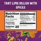 Patak’s Medium Lime Pickle - Authentic Indian Pickle Relish w/Lime Dices, Mustard Seeds & Aromatic Spices - Perfect for Sandwiches, Curries & Cold Meats - Indian Pickle - 10oz Jar (Pack of 1)