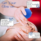 4 PCS Glass Facial Cupping Set | Silicone Vacuum Suction | Cupping Massage Therapy | A Kit for Anti Cellulite, Anti Wrinkle and Instantly Ageless Skin | for Eyes, Face and Body