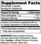 Generic Spring Valley Cinnamon Plus Chromium, 1,000 mg, 180 Count Capsules - Natural Dietary Supplement for General Wellness & + Sticker Dri Store