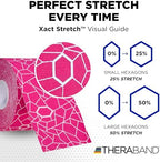 THERABAND Kinesiology Tape, Roll, with XactStretch Indicatorsv Water Resistant, Cut-to-Length