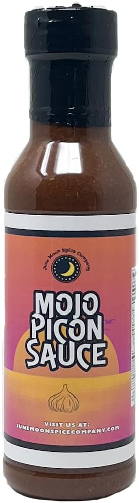 Premium | Mojo Picon Sauce | Crafted in Small Batches | 12 fl. oz. Flavor Lock Bottle | Bold Spanish flavor with a garlicky kick!