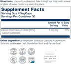Solaray Calcium Citrate 1000mg - Chelated Calcium Supplement - Supports Bone Strength and Healthy Teeth - Easy to Digest - 60-Day Guarantee, Vegan - 30 Servings, 120 VegCaps
