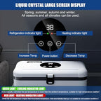Insulin Cooler Travel Case Box for 5-8 pens Adjustable Fahrenheit Temperature Medication Cooler for Travel, Diabetic Travel Case Diabetes Medicine Freezer 0.55L Capacity(No Battery Need Power Supply)