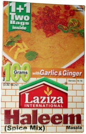 Laziza Haleem Masala, 100-Gram Boxes (Pack of 6)