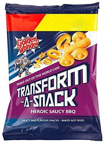 Golden Wonder Transformers BBQ - 30g - Pack of 8