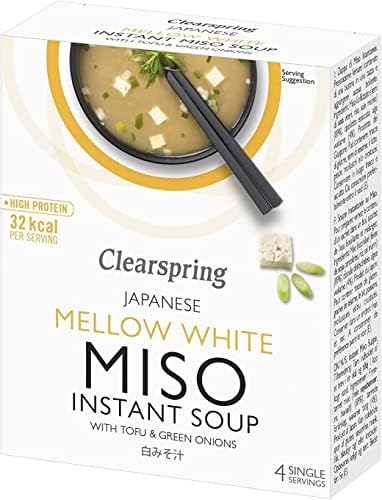 Clearspring - Instant Miso Soup - Mellow White with Tofu - 40g
