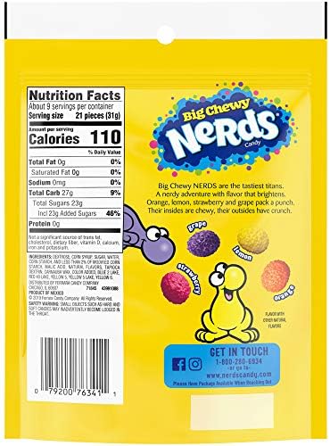 Nerds Big Chewy Candy, 10 Ounce