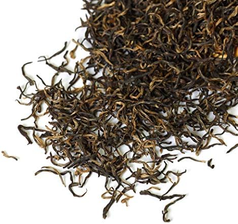 GOARTEA Jinjunmei Black Tea - 250g / 8.8oz Chinese Fujian Jin Jun Mei - Golden Beautiful Eyebrow Loose Leaf Tea - Golden Buds