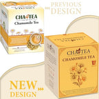 Cha4Tea 36-Count Pure Chamomile Herbal Tea Pods Compatible with Keurig Brewers - Bedtime/Sleep-well/Nightly Calm/Relaxing Tea