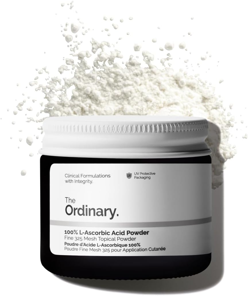 The Ordinary 100% L-Ascorbic Acid Powder, Vitamin C Treatment for Anti-Aging, 0.7 Ounce