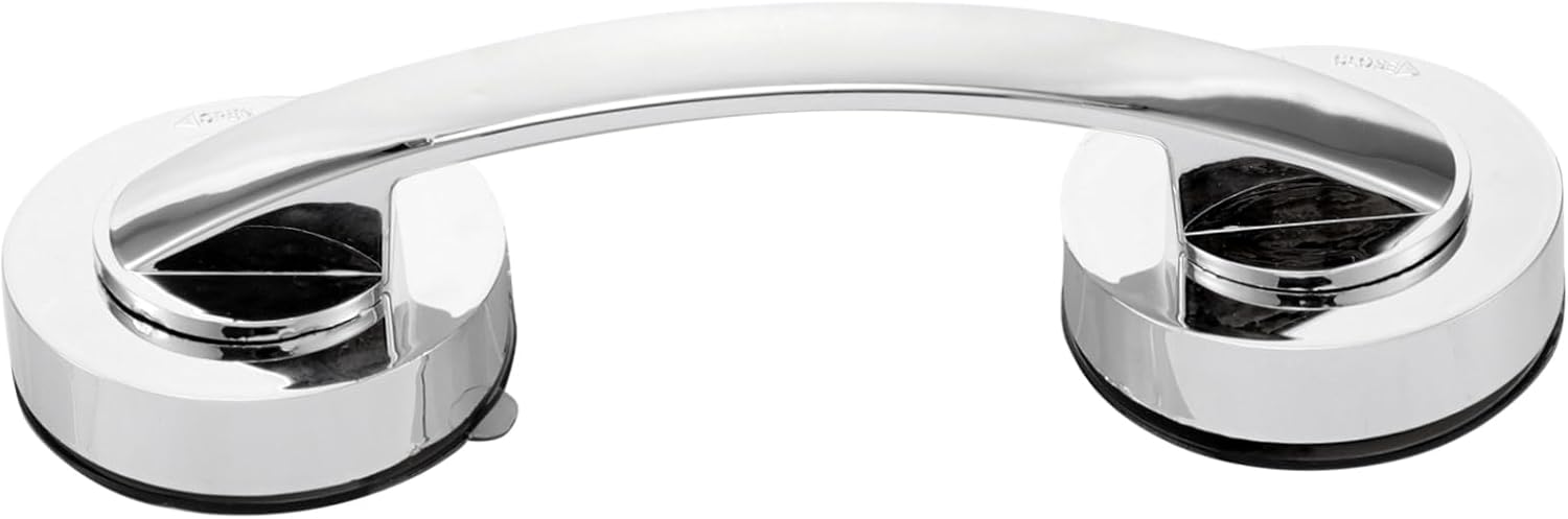 balacoo Elderly Safety Grab Bars Suction Cup Handle Portable Shower Wall Mount Easy Install No Drilling