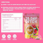 Skinny Boost Detox Tea Kit Slimming Tea for Weight, Metabolism, Energy, Bloating & Colon Cleanse – Green Tea, Herbal, Vegan, Keto, Non-GMO, Sugar-Free-2 PACK –1 Daytime Hibiscus (28 Bags) + 1 Evening Apple -(14 Bags)